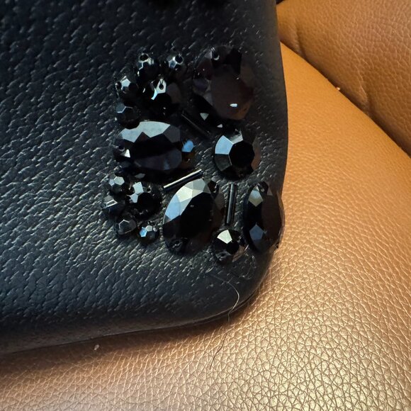 Kate Spade Grove Street Carli Satchel in Black with crystal embellishments - Picture 5 of 11